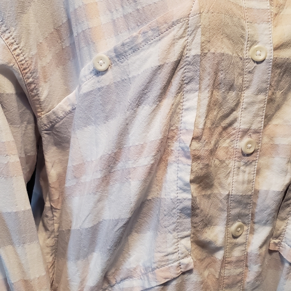 Loveland Plaid button down top - Picture 7 of 10
